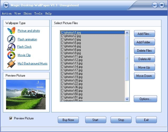 Magic Desktop Wallpaper Screenshot